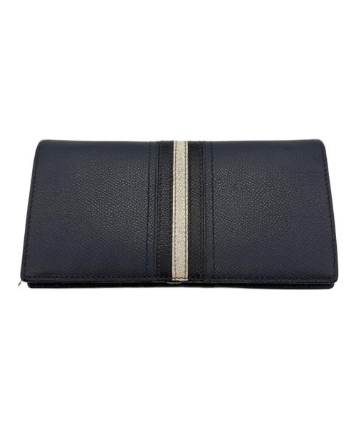 BALLY（バリー）BALLY (バリー) 長財布 ネイビーの古着・服飾アイテム