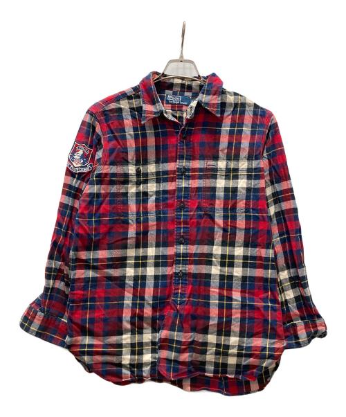 POLO RALPH LAUREN（ポロ・ラルフローレン）POLO RALPH LAUREN (ポロ・ラルフローレン) チェックシャツ レッド サイズ:Lの古着・服飾アイテム
