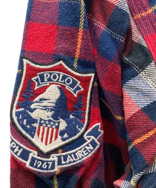 POLO RALPH LAUREN（ポロ・ラルフローレン）POLO RALPH LAUREN (ポロ・ラルフローレン) チェックシャツ レッド サイズ:Lの古着・服飾アイテム