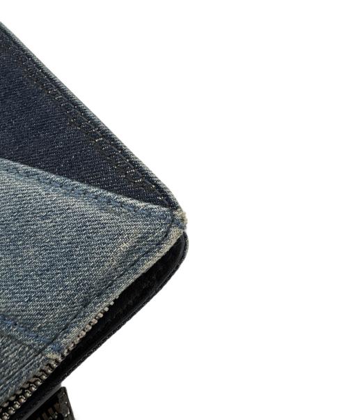 DIESEL（ディーゼル）DIESEL (ディーゼル) デニム長財布 インディゴの古着・服飾アイテム
