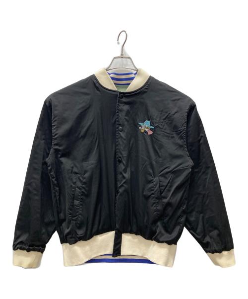 Left Alone（レフトアローン）Left Alone (レフトアローン) リバーシブルスタジャン グリーン サイズ:Mの古着・服飾アイテム