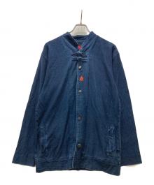 AUSTERE JAPAN KOROMO（オスティア・ジャパンコロモ）の古着「デニムチャイナシャツ」｜インディゴ