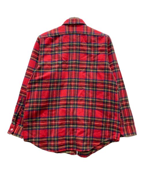 L.L.Bean（エルエルビーン）L.L.Bean (エルエルビーン) USA製ネルシャツ レッド サイズ:6の古着・服飾アイテム