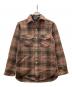 WOOLRICH（ウールリッチ）の古着「USA製チェックネルシャツ」｜ブラウン