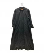 Aquascutumアクアスキュータム）の古着「ライナー付きステンカラーコート」｜ブラック