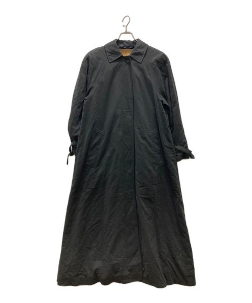 Aquascutum（アクアスキュータム）Aquascutum (アクアスキュータム) ライナー付きステンカラーコート ブラック サイズ:表記無しの古着・服飾アイテム