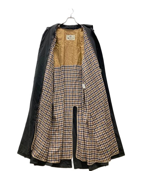 Aquascutum（アクアスキュータム）Aquascutum (アクアスキュータム) ライナー付きステンカラーコート ブラック サイズ:表記無しの古着・服飾アイテム