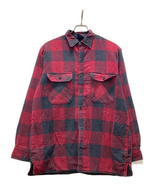 WOODLAND（ウッドランド）WOODLAND (ウッドランド) シャツジャケット レッド サイズ:Mの古着・服飾アイテム