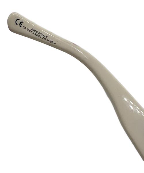 GUCCI（グッチ）GUCCI (グッチ) サングラス ホワイト サイズ:73□01の古着・服飾アイテム