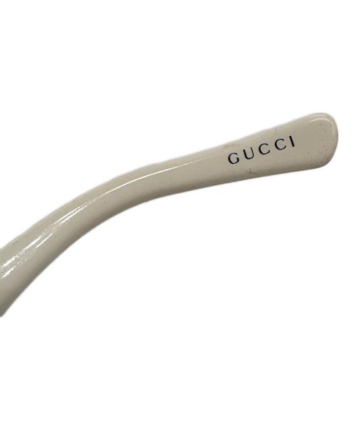 GUCCI（グッチ）GUCCI (グッチ) サングラス ホワイト サイズ:73□01の古着・服飾アイテム