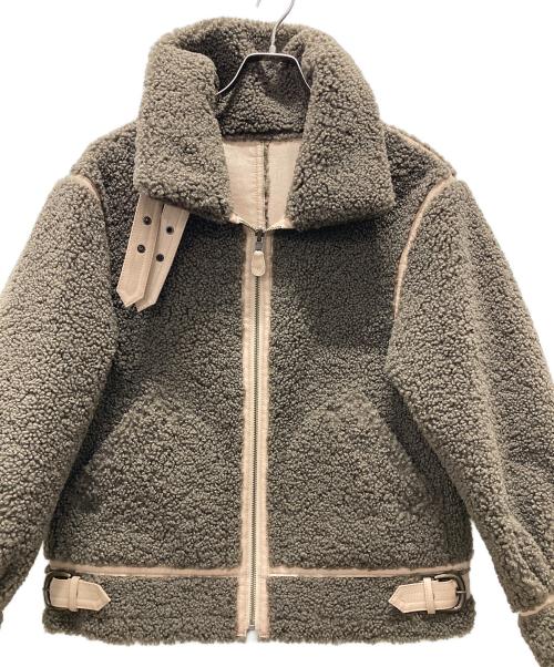 YANUK（ヤヌーク）YANUK (ヤヌーク) フライトジャケット ブラウン サイズ:Sの古着・服飾アイテム