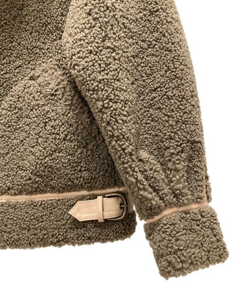 YANUK（ヤヌーク）YANUK (ヤヌーク) フライトジャケット ブラウン サイズ:Sの古着・服飾アイテム