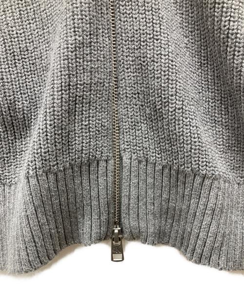 Calvin Klein Jeans（カルバンクラインジーンズ）Calvin Klein Jeans (カルバンクラインジーンズ) ドライバーズニット グレー サイズ:Lの古着・服飾アイテム