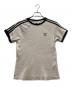adidas originals（アディダスオリジナル）の古着「3-STRIPES SLIM TEE」｜アイボリー