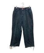 LEVI'Sリーバイス）の古着「90's USA製バギーデニムパンツ」｜ブラック