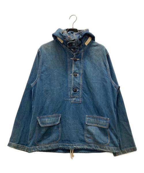 BUZZ RICKSON'S（バズリクソンズ）Buzz Rickson's (バズリクソンズ) U.S. NAVY DENIM GAS PROTECTIVE PARKA インディゴ サイズ:Lの古着・服飾アイテム