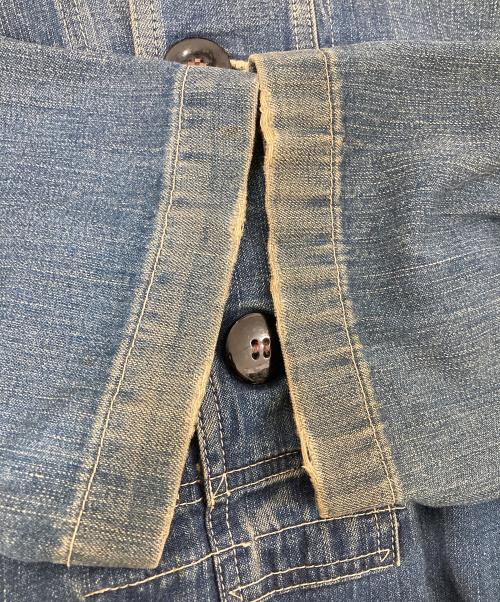 BUZZ RICKSON'S（バズリクソンズ）Buzz Rickson's (バズリクソンズ) U.S. NAVY DENIM GAS PROTECTIVE PARKA インディゴ サイズ:Lの古着・服飾アイテム