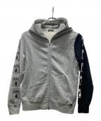 A BATHING APEア ベイシング エイプ）の古着「APE SHALL NEVER KILL APEパーカー」｜グレー