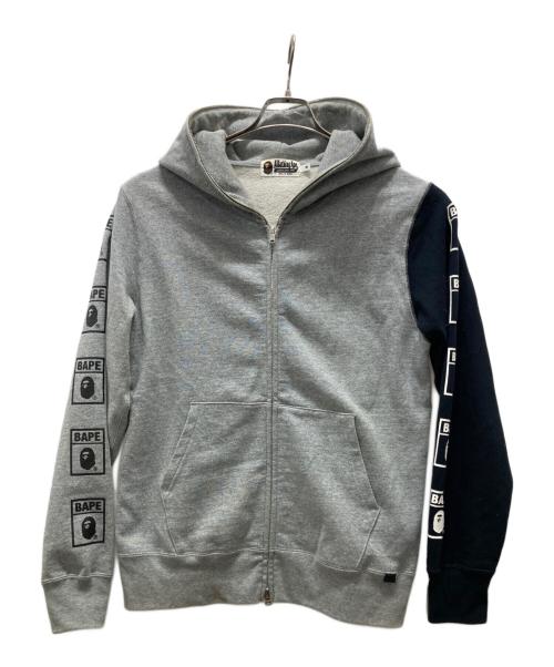 A BATHING APE（ア ベイシング エイプ）A BATHING APE (ア ベイシング エイプ) APE SHALL NEVER KILL APEパーカー グレー サイズ:Mの古着・服飾アイテム