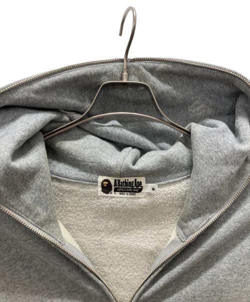 A BATHING APE（ア ベイシング エイプ）A BATHING APE (ア ベイシング エイプ) APE SHALL NEVER KILL APEパーカー グレー サイズ:Mの古着・服飾アイテム