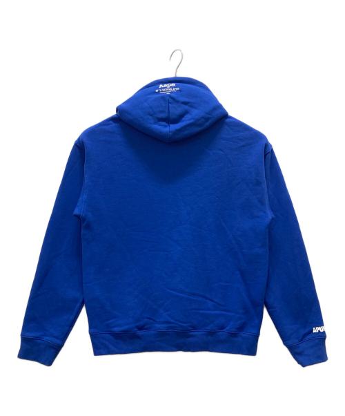 A BATHING APE（ア ベイシング エイプ）A BATHING APE (ア ベイシング エイプ) ワッペンロゴパーカー ブルー サイズ:Mの古着・服飾アイテム