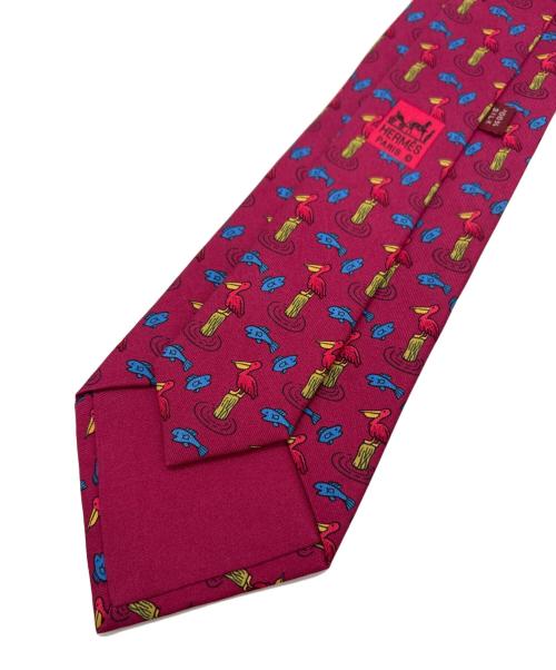 HERMES（エルメス）HERMES (エルメス) ネクタイ ピンク サイズ:FREEの古着・服飾アイテム