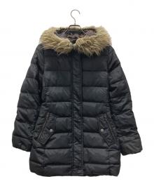 COACH（コーチ）の古着「シグネチャーライナー ダウンコート」｜ブラック