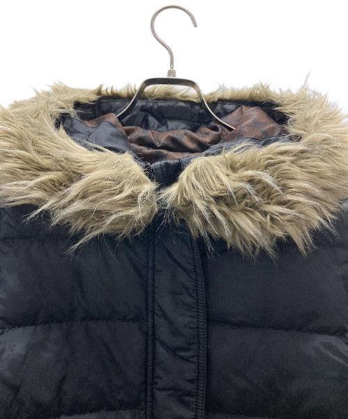 COACH（コーチ）COACH (コーチ) シグネチャーライナー ダウンコート ブラック サイズ:Sの古着・服飾アイテム
