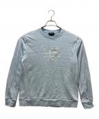A.P.C.アーペーセー）の古着「刺繍ロゴスウェット」｜スカイブルー
