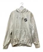 stussyステューシー）の古着「ISTロゴプリントパーカー」｜グレー