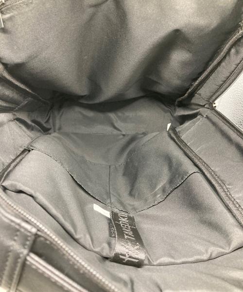 TK TAKEO KIKUCHI（ティーケー タケオキクチ）TK TAKEO KIKUCHI (ティーケー タケオキクチ) サフィアーノオンバックパック ブラックの古着・服飾アイテム