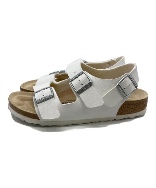 BIRKENSTOCK（ビルケンシュトック）BIRKENSTOCK (ビルケンシュトック) サンダル ホワイト サイズ:23の古着・服飾アイテム