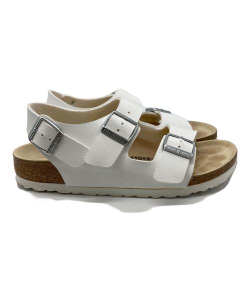 BIRKENSTOCK（ビルケンシュトック）BIRKENSTOCK (ビルケンシュトック) サンダル ホワイト サイズ:23の古着・服飾アイテム