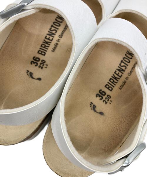BIRKENSTOCK（ビルケンシュトック）BIRKENSTOCK (ビルケンシュトック) サンダル ホワイト サイズ:23の古着・服飾アイテム