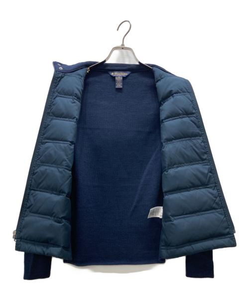 BROOKS BROTHERS（ブルックスブラザーズ）BROOKS BROTHERS (ブルックスブラザーズ) ダウン切替ニットジャケット ネイビー サイズ:XSの古着・服飾アイテム
