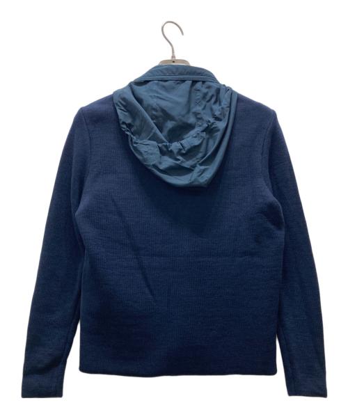 BROOKS BROTHERS（ブルックスブラザーズ）BROOKS BROTHERS (ブルックスブラザーズ) ダウン切替ニットジャケット ネイビー サイズ:XSの古着・服飾アイテム