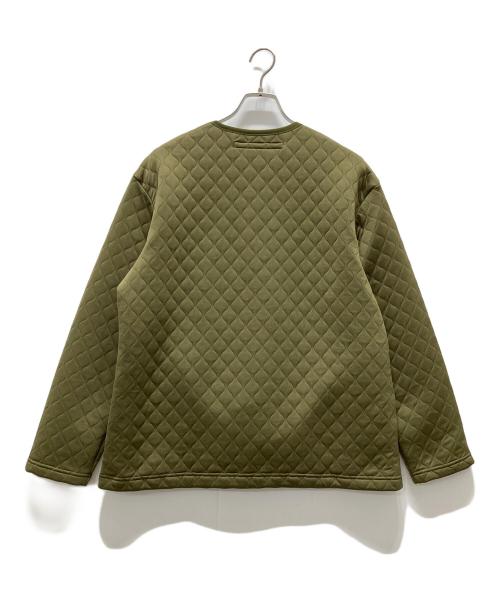 EEL（イール）EEL (イール) キルティングスウェット カーキ サイズ:Lの古着・服飾アイテム