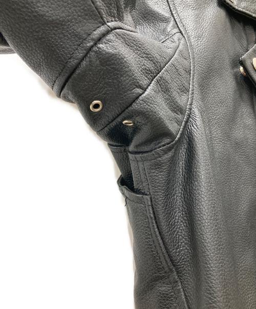 AWD（エーダブルディー）AWD (エーダブルディー) レザーライダースジャケット ブラック サイズ:Mの古着・服飾アイテム