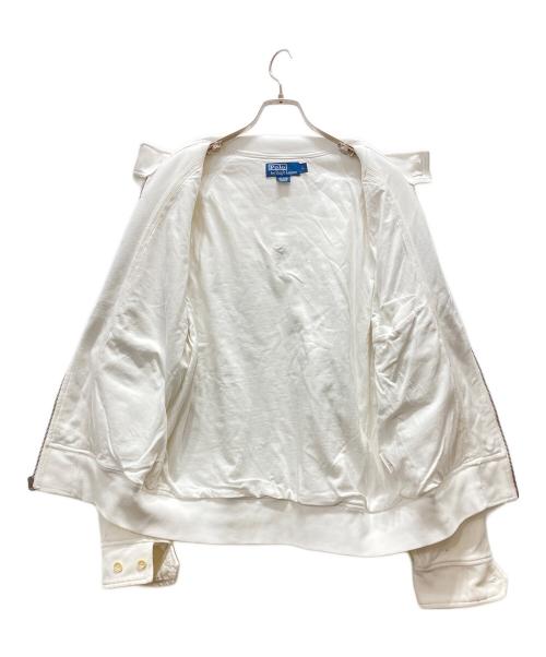 POLO RALPH LAUREN（ポロ・ラルフローレン）POLO RALPH LAUREN (ポロ・ラルフローレン) スウェットスイングトップ ホワイト サイズ:Lの古着・服飾アイテム