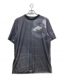 Y-3（ワイスリー）の古着「Aop Football Tシャツ」｜ブラック