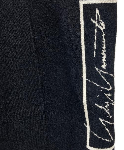 Y-3（ワイスリー）Y-3 (ワイスリー) U TECH KNIT WIDE PANTS ブラック サイズ:Mの古着・服飾アイテム