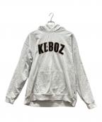 KEBOZ×FREAK'S STOREケボズ×フリークスストア）の古着「ARCH LOGO SWEAT HOODIE」｜グレー