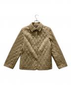 BURBERRY LONDONバーバリーロンドン）の古着「ノヴァチェックライナー キルティングジャケット」｜ベージュ