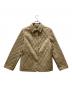 BURBERRY LONDON（バーバリーロンドン）の古着「ノヴァチェックライナー キルティングジャケット」｜ベージュ