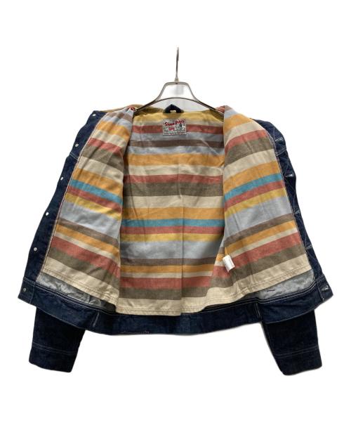 LEE（リー）LEE (リー) Paul Smith (ポールスミス) コーデュロイ襟付きデニムジャケット インディゴ サイズ:Mの古着・服飾アイテム