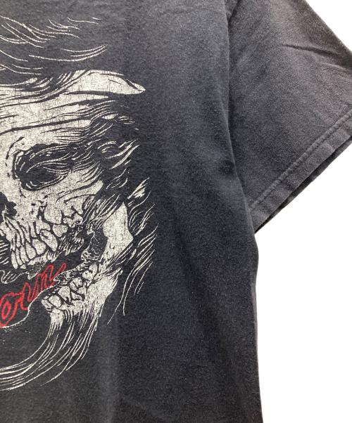 TENDERLOIN（テンダーロイン）TENDERLOIN (テンダーロイン) スカルプリントTシャツ ブラック サイズ:Mの古着・服飾アイテム