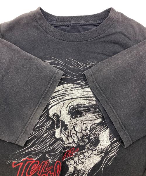 TENDERLOIN（テンダーロイン）TENDERLOIN (テンダーロイン) スカルプリントTシャツ ブラック サイズ:Mの古着・服飾アイテム