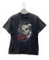 TENDERLOIN（テンダーロイン）の古着「スカルプリントTシャツ」｜ブラック