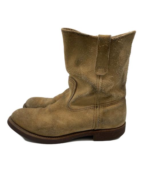 RED WING（レッドウィング）RED WING (レッドウィング) ペコスブーツ ベージュ サイズ:US7の古着・服飾アイテム