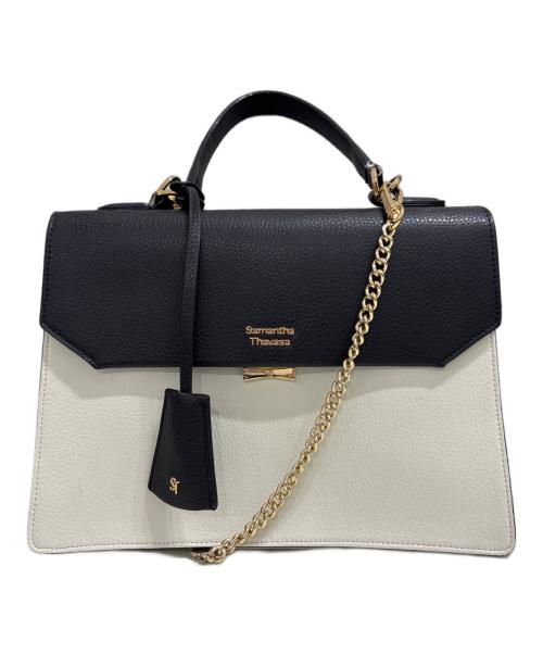 Samantha Thavasa（サマンサタバサ）Samantha Thavasa (サマンサタバサ) ショルダーバッグ ブラック×ホワイトの古着・服飾アイテム